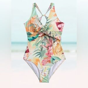 Tropical Floral Women’s Suit Size L